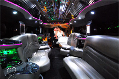 White Hummer Interior