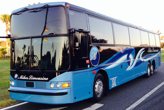 White VanHool 57 passenger Motorcoach