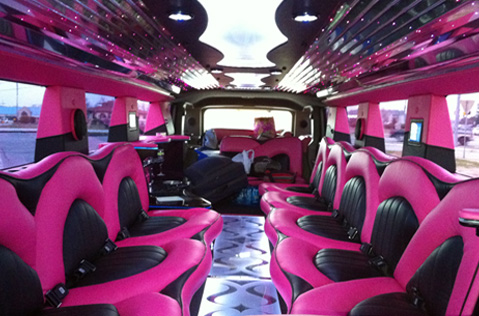 White Hummer Interior